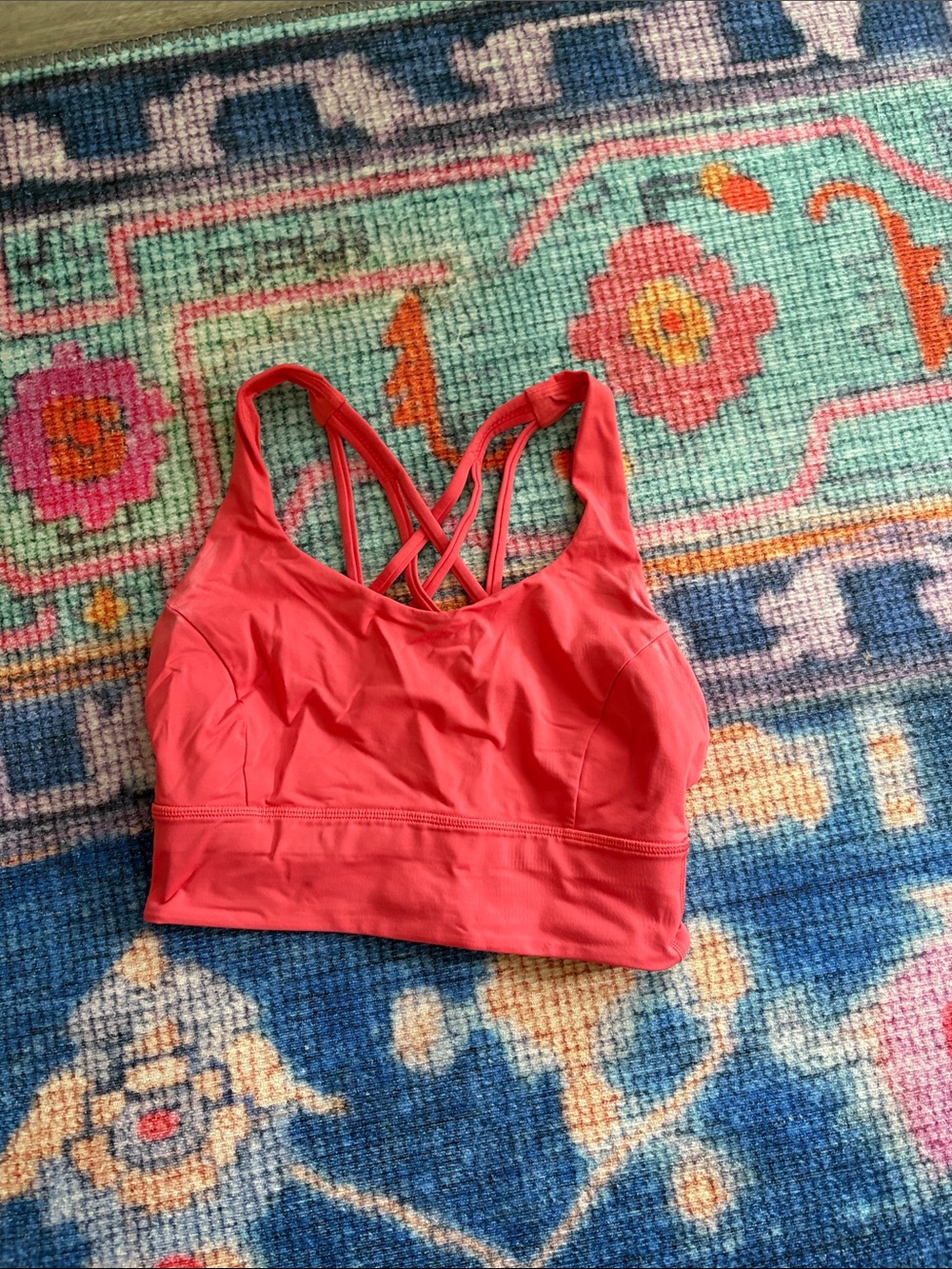 lululemon athletica Coral Crossback Sports Bra